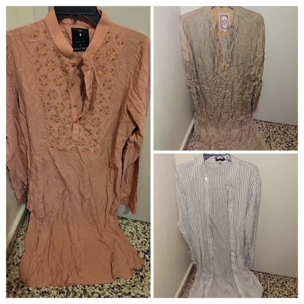 Unisex embroidered kurta